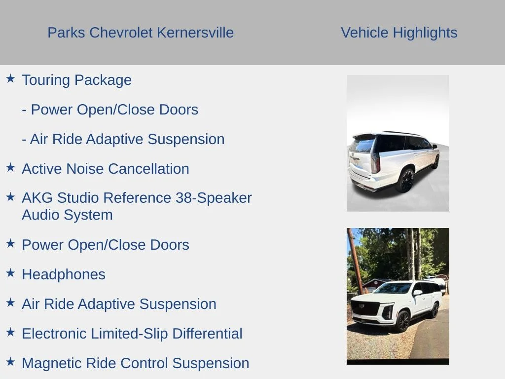 Used 2026 White Cadillac Platinum Sport image 12