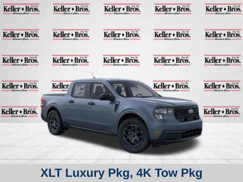 New 2026 Azure Gray Metallic Tri-Coat Ford XLT image 1
