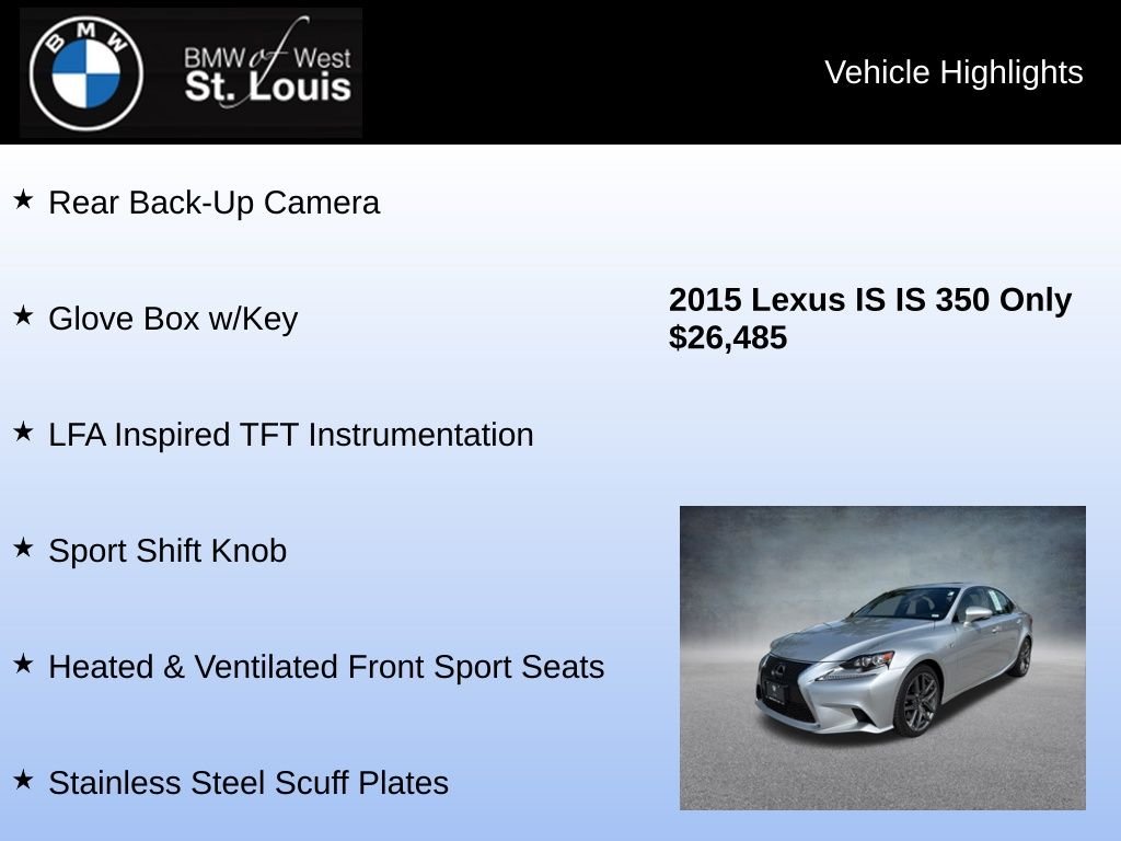 Used 2015 Silver Lexus 350 image 24