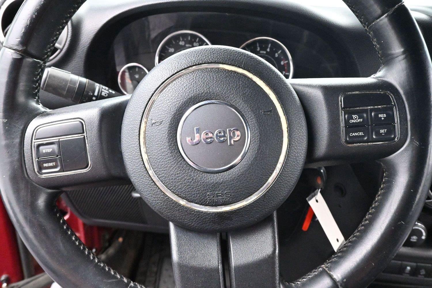 Used 2011 Deep Cherry Red Crystal Pearlcoat Jeep Sahara image 16