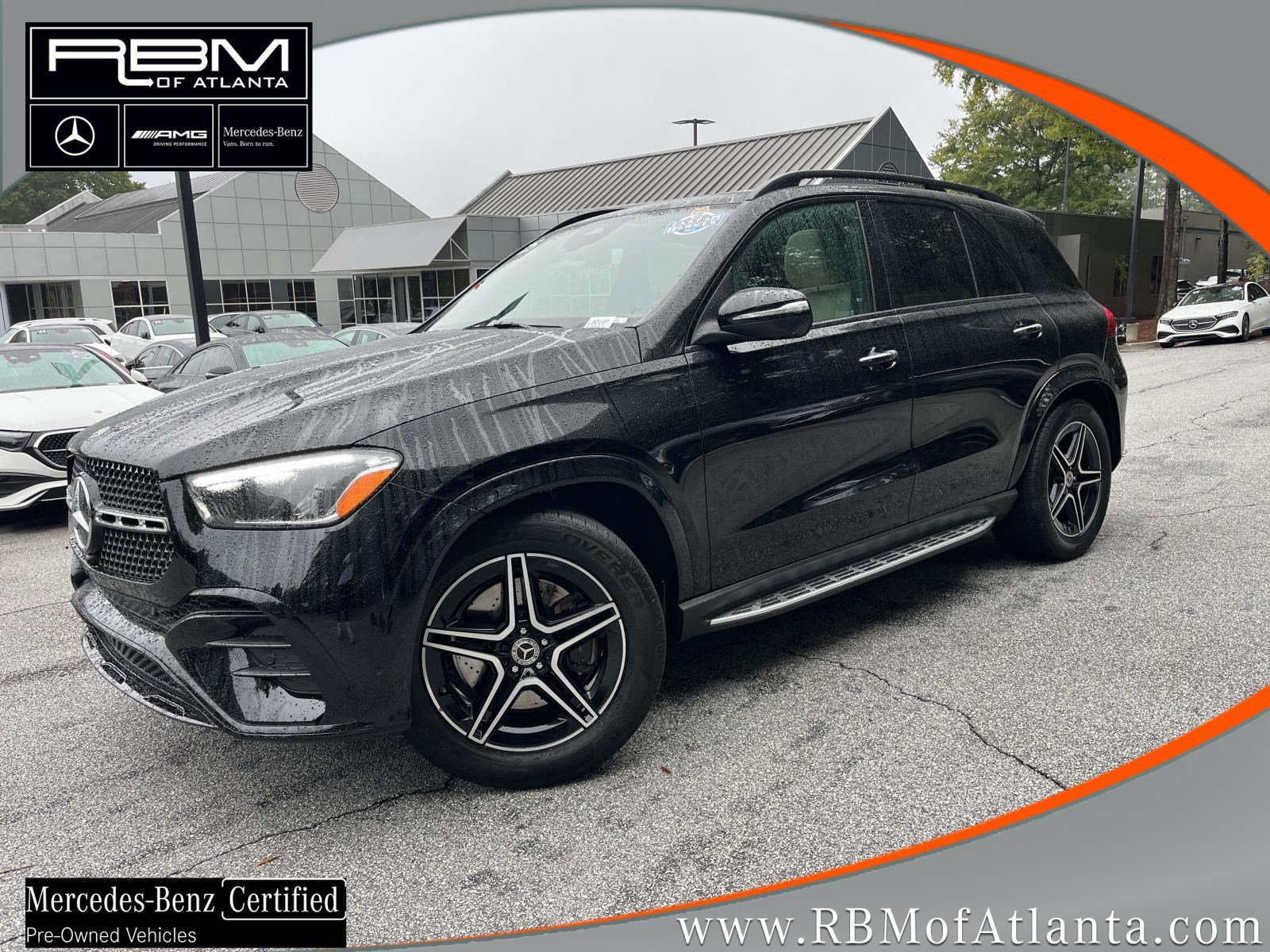 Certified Used 2025 Black Mercedes-Benz GLE 350 SUV image 1