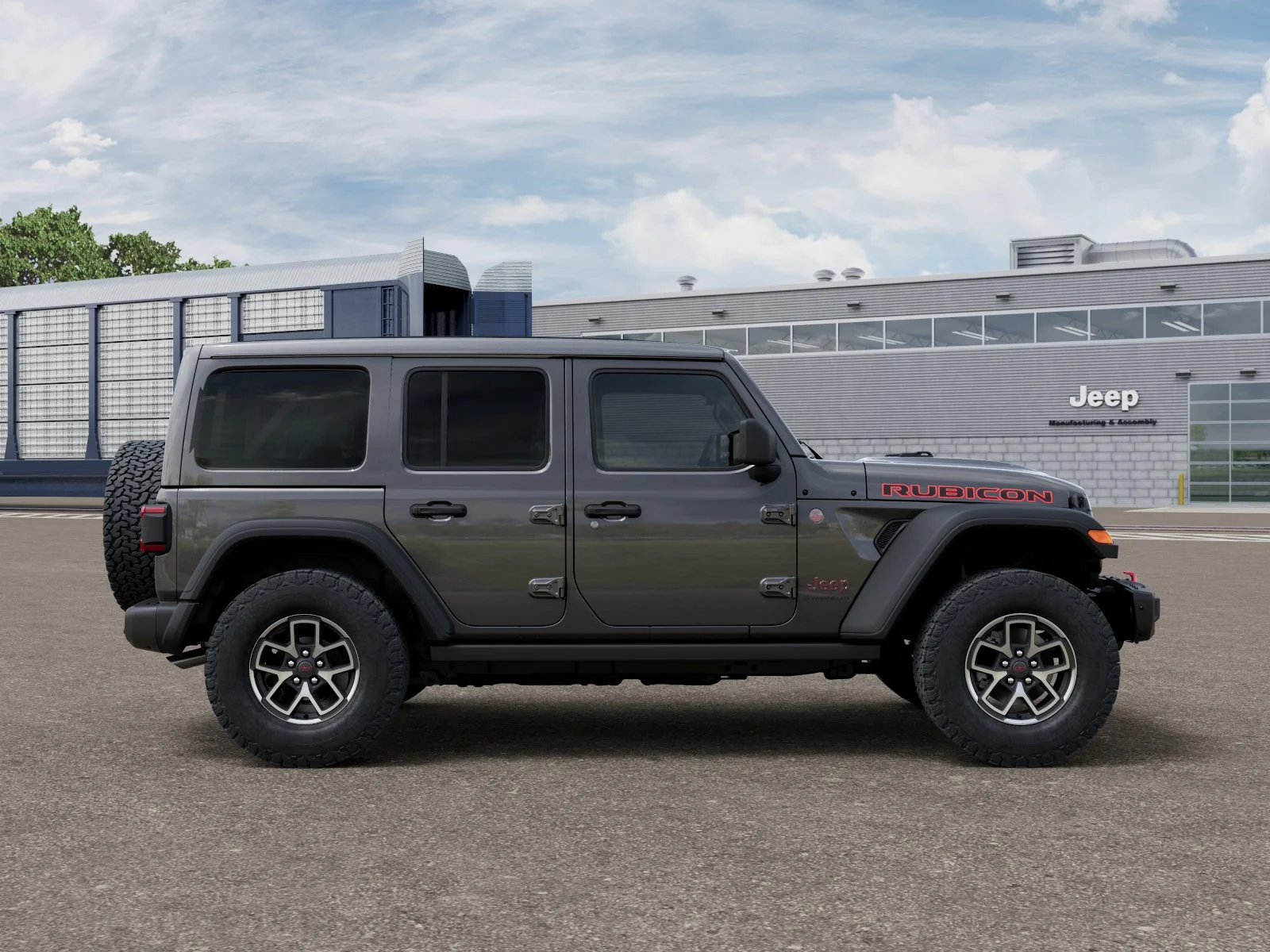 New 2027 Granite Crystal Metallic Clear-Coat Paint Jeep Rubicon image 12