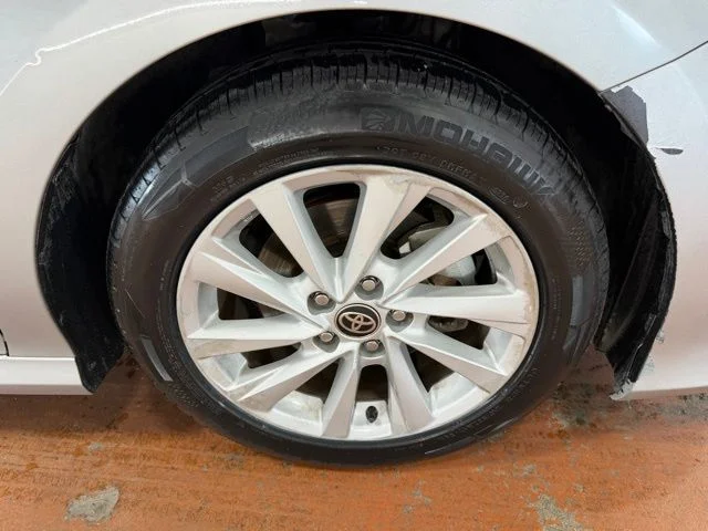 Used 2021 Celestial Silver Metallic Toyota LE image 8