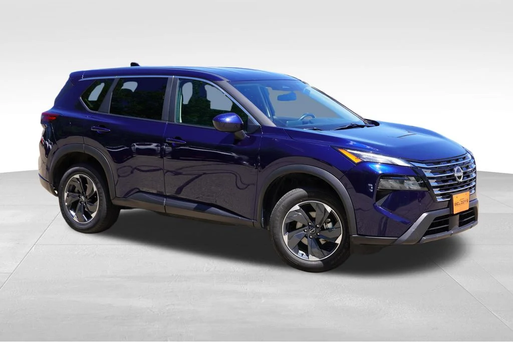 Certified Used 2025 Deep Ocean Blue Pearl Nissan SV image 2