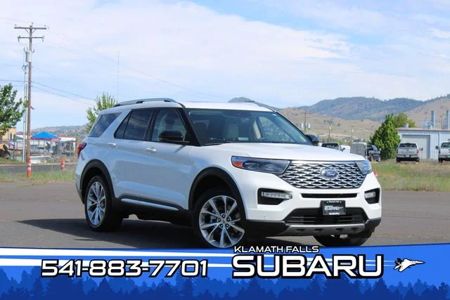 Used 2021 White Ford Platinum image 1