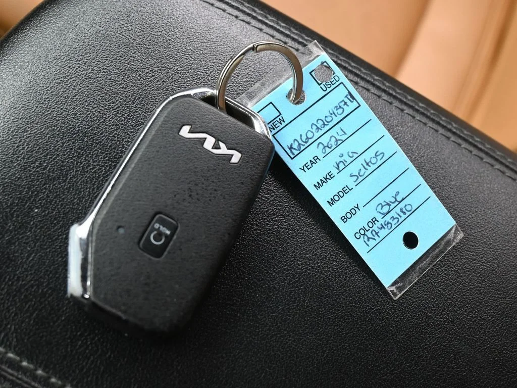 Used 2024 Dark Ocean Blue Kia EX image 27
