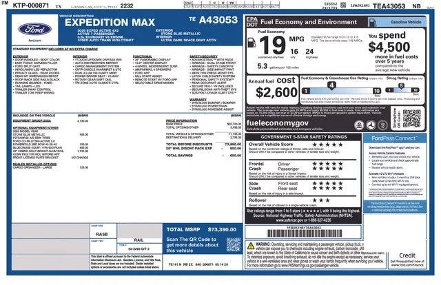 New 2026 Stone Blue Metallic Ford Active image 5