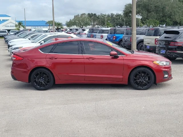 Certified Used 2019 Red Ford SE image 4