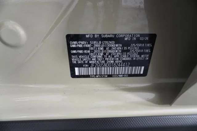 New 2026 SAND DUNE PEARL Subaru Limited Hybrid image 15