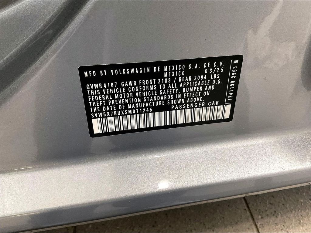 Certified Used 2025 Silver Volkswagen 1.5T S image 35