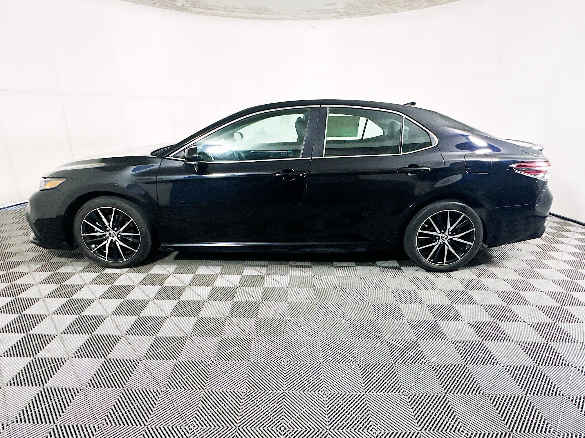 Used 2023 Midnight Black Metallic Toyota SE image 6