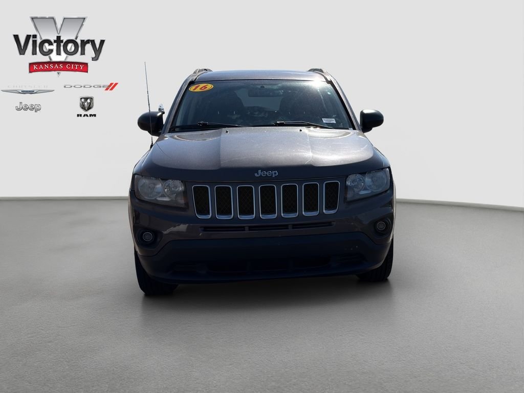 Used 2016 Jeep Compass Sport with VIN 1C4NJDBB5GD645853 for sale in Kansas City, KS