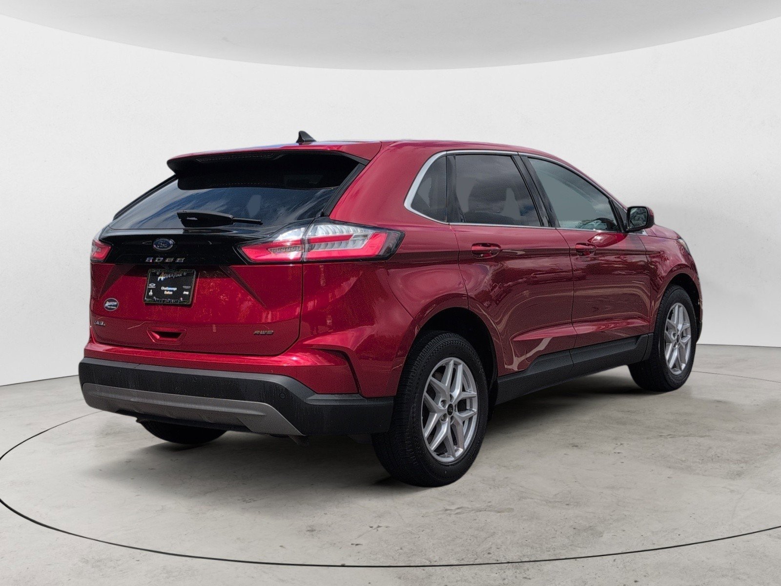 Used 2024 Red Metallic Ford SEL image 3