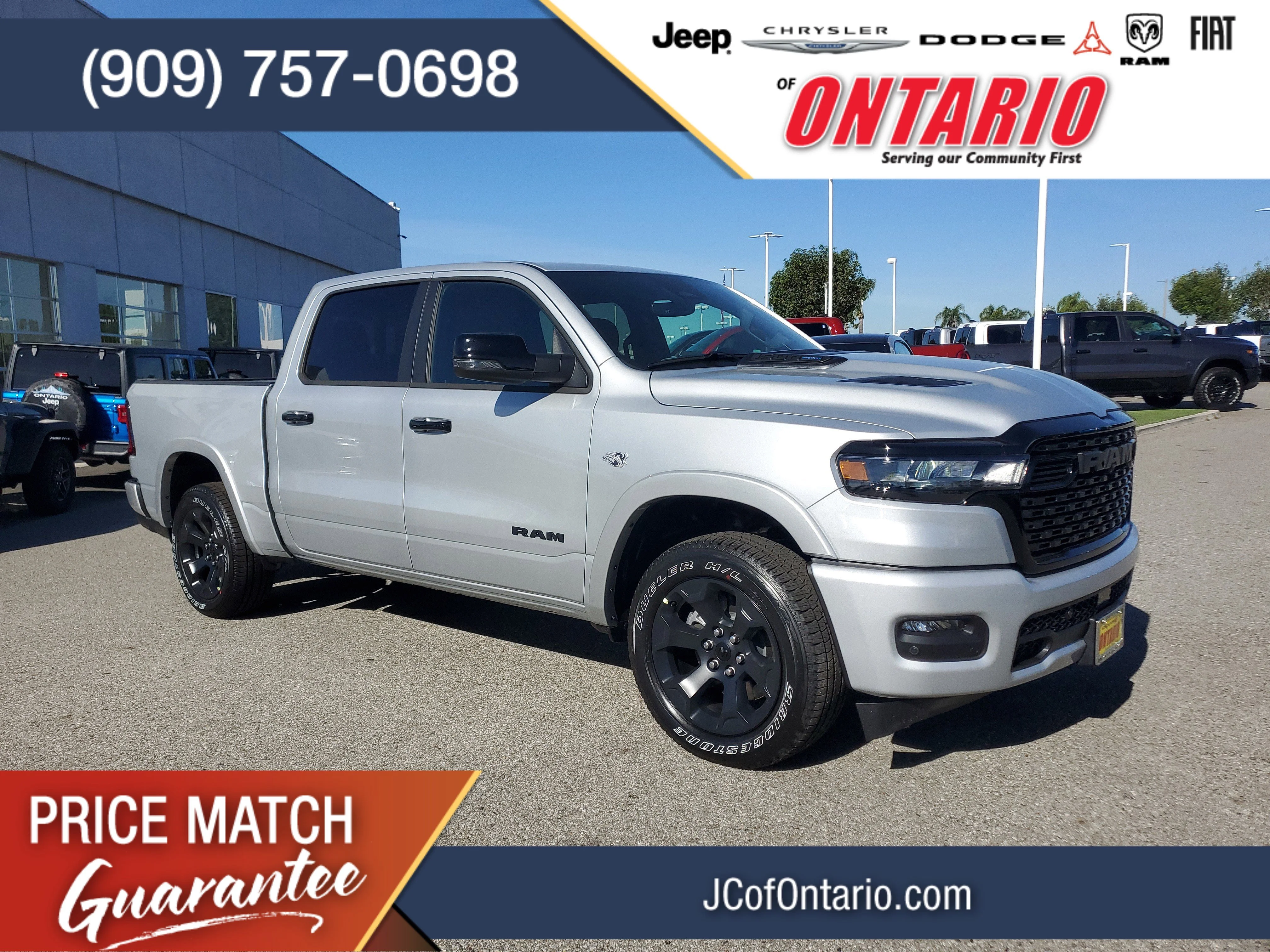New 2026 Silver Zynith Exterior Paint RAM Big Horn/Lone Star image 1