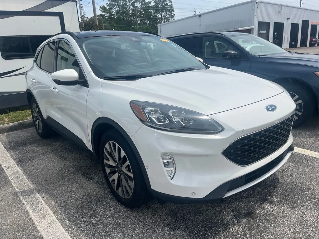 Used 2020 White Ford Titanium image 7
