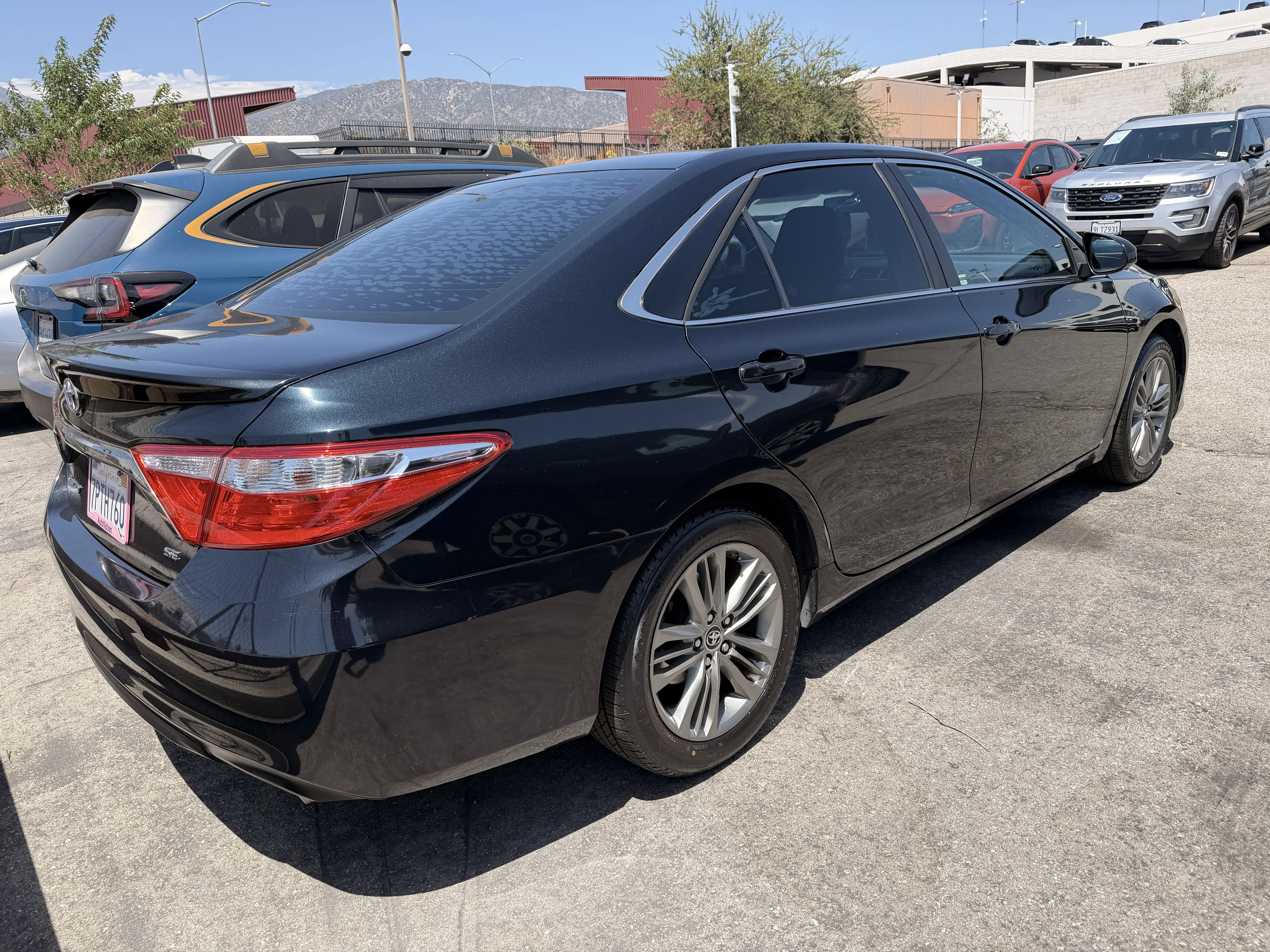 Used 2016 Cosmic Gray Mica Toyota SE image 2
