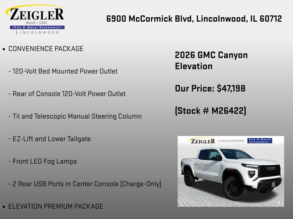 New 2026 Summit White GMC Elevation image 12