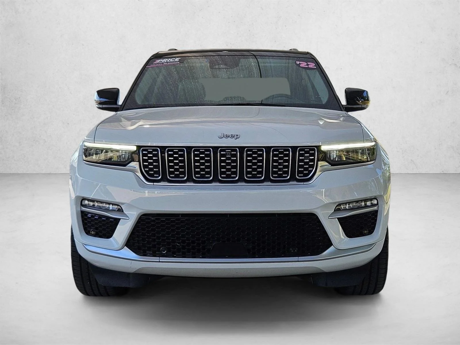 Used 2022 Bright White Clearcoat Jeep Summit image 2