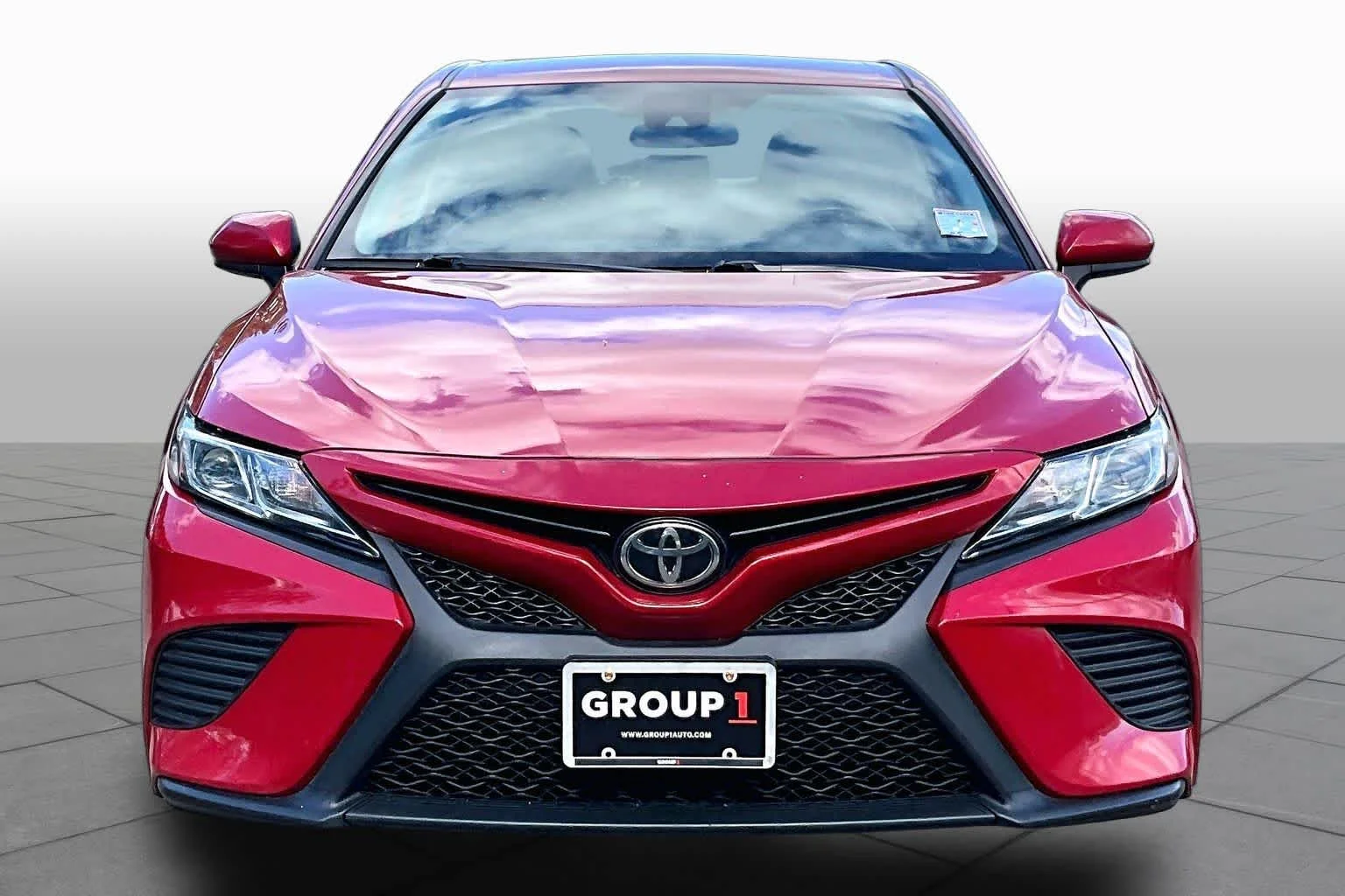 Certified Used 2019 Supersonic Red Toyota SE image 7