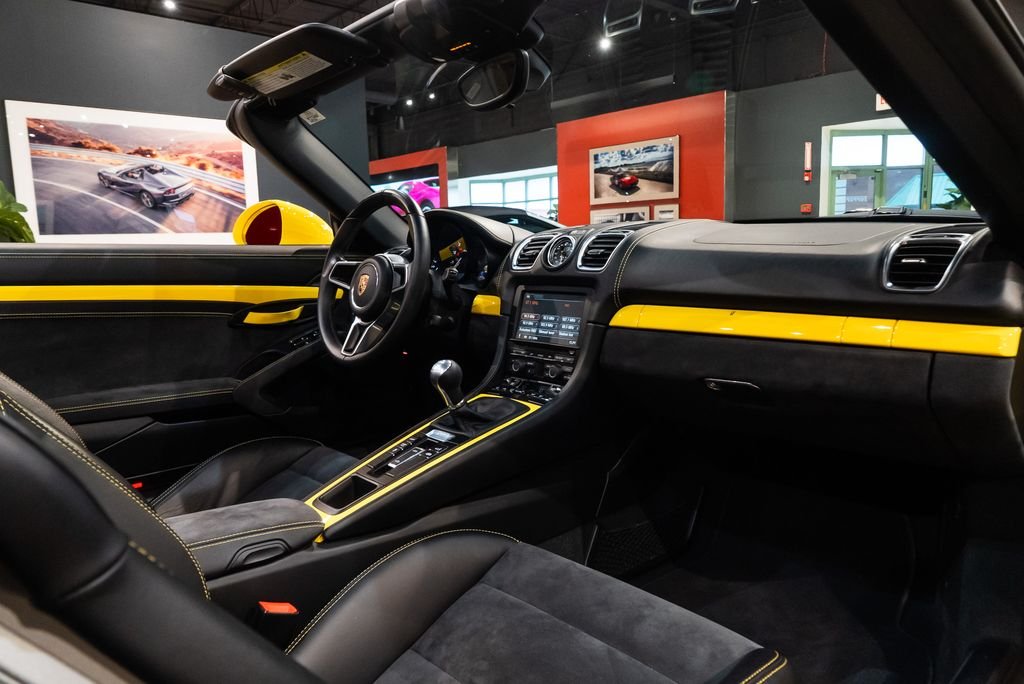 Used 2016 Racing Yellow Porsche Spyder image 36