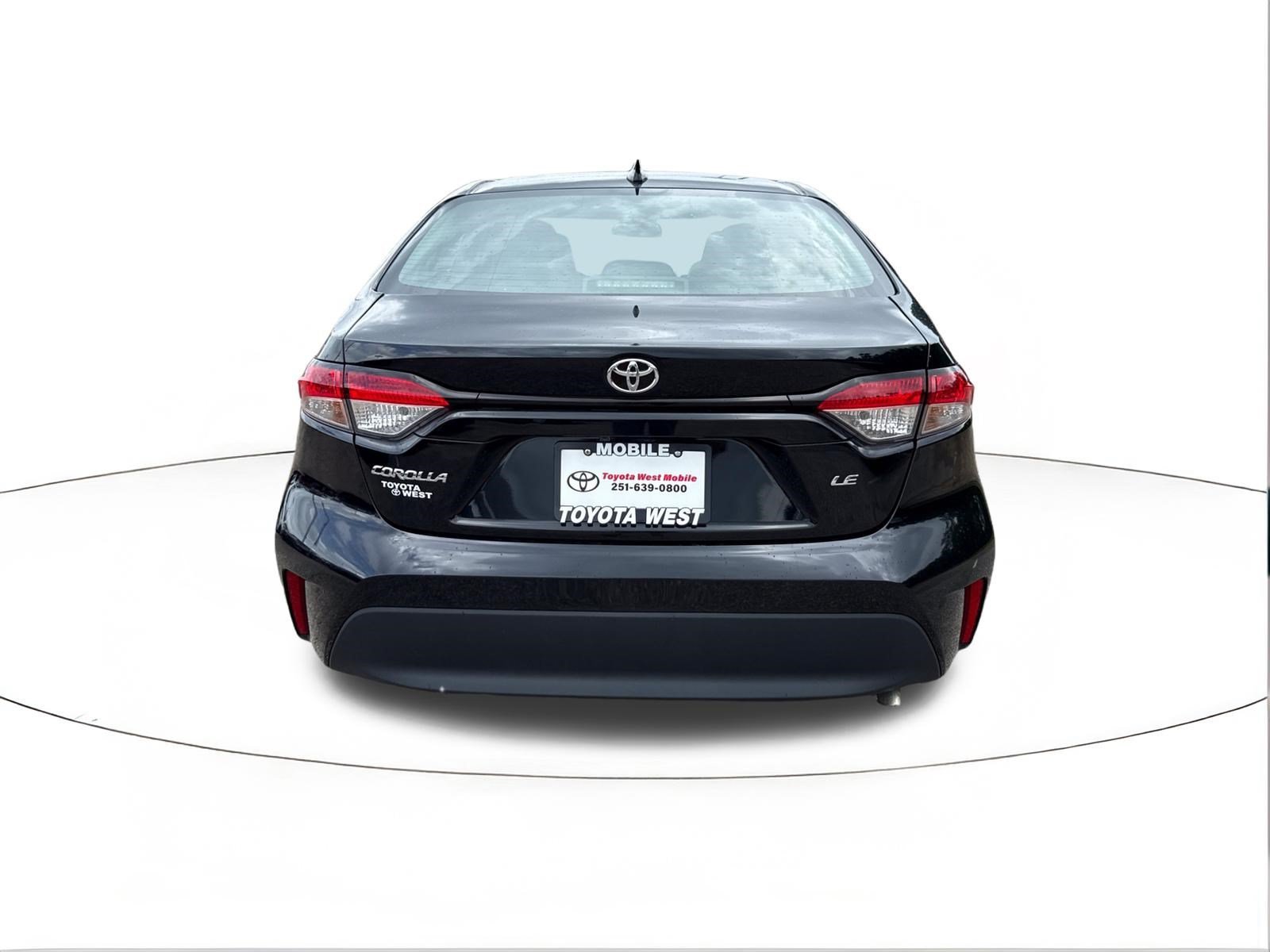 Used 2024 Midnight Black Metallic Toyota LE image 4