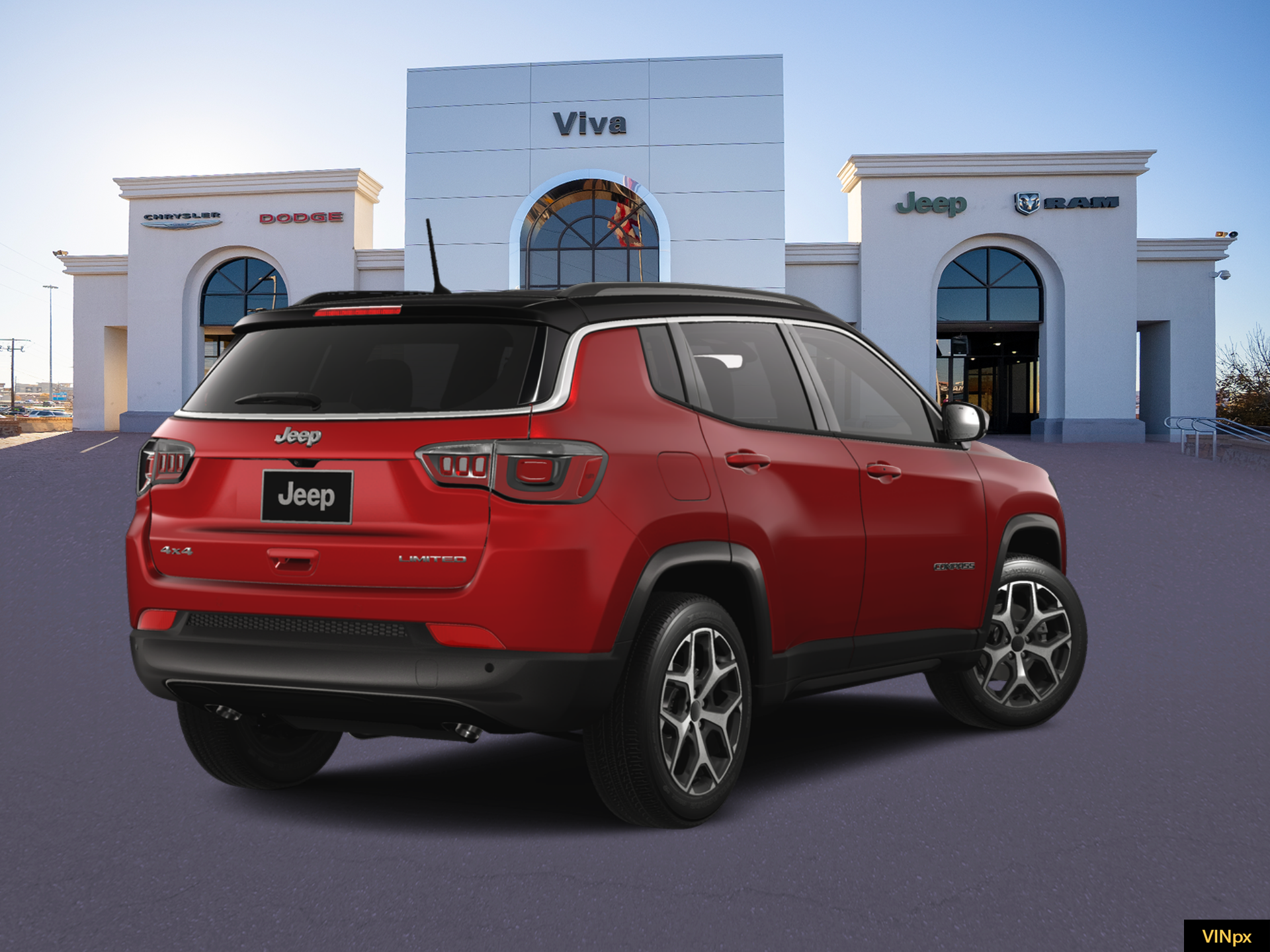 New 2026 Red Hot Pearl-Coat Exterior Paint Jeep Limited image 19