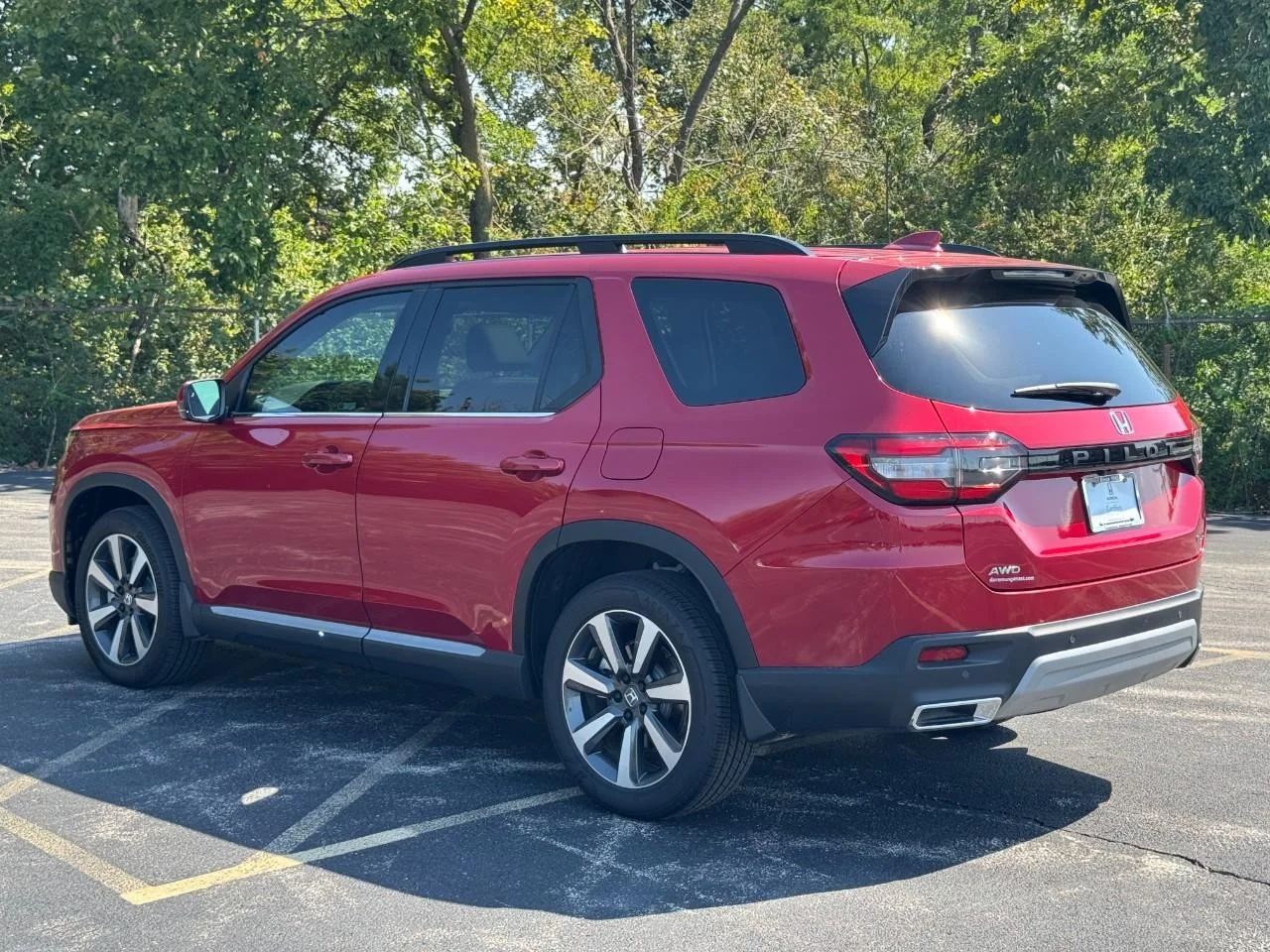 Certified Used 2025 Radiant Red Metallic II Honda AWD TRG image 8