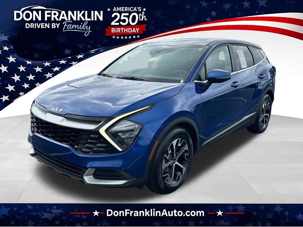 Used 2023 Blue Kia EX image 1