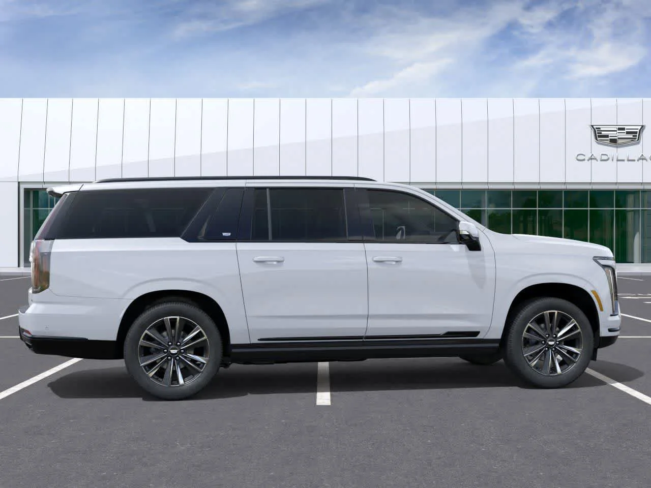 New 2026 Vibrant White Tricoat Cadillac Sport image 5