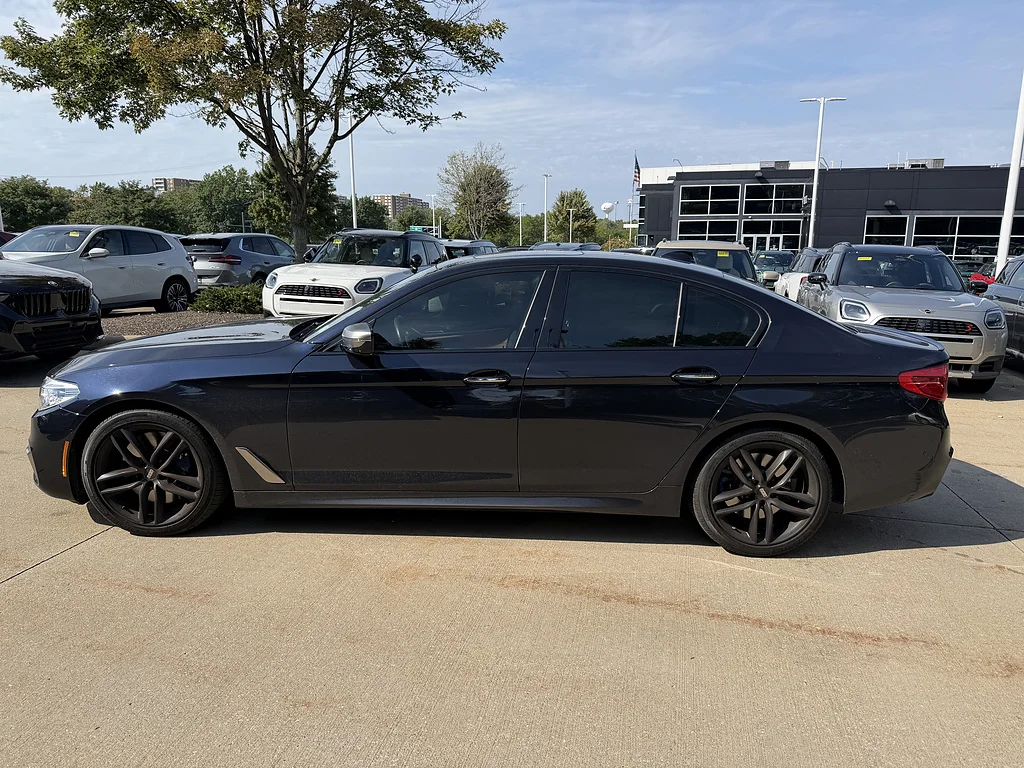 Used 2018 BLACK BMW M550i xDrive image 2