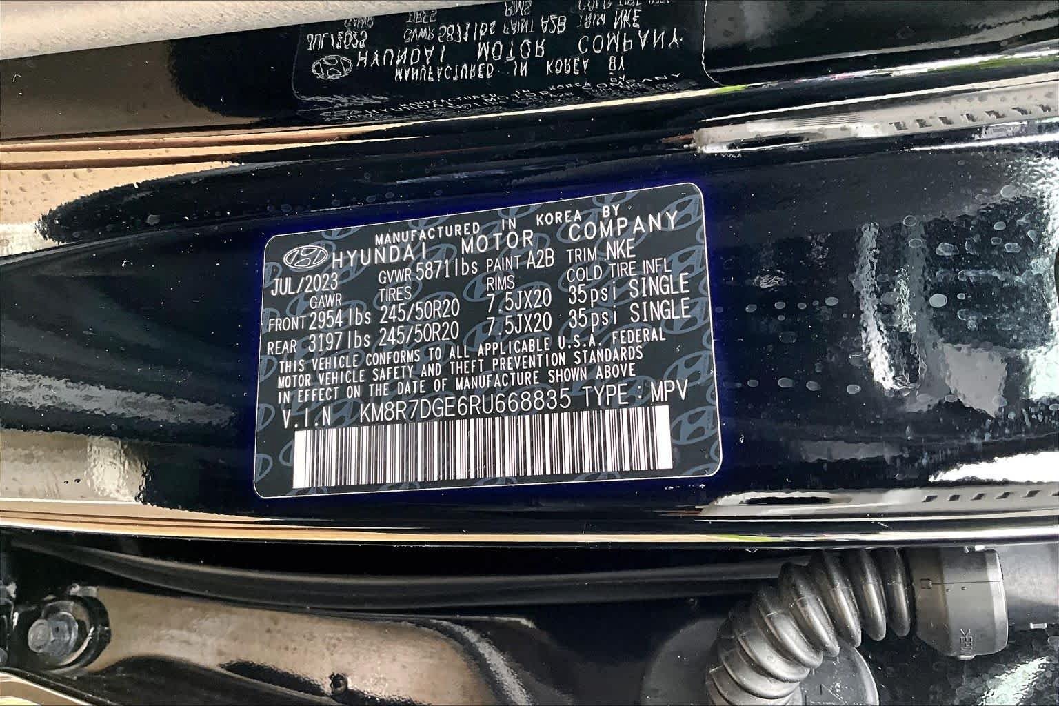 Used 2024 Abyss Black Pearl Hyundai Calligraphy Night Edition image 33