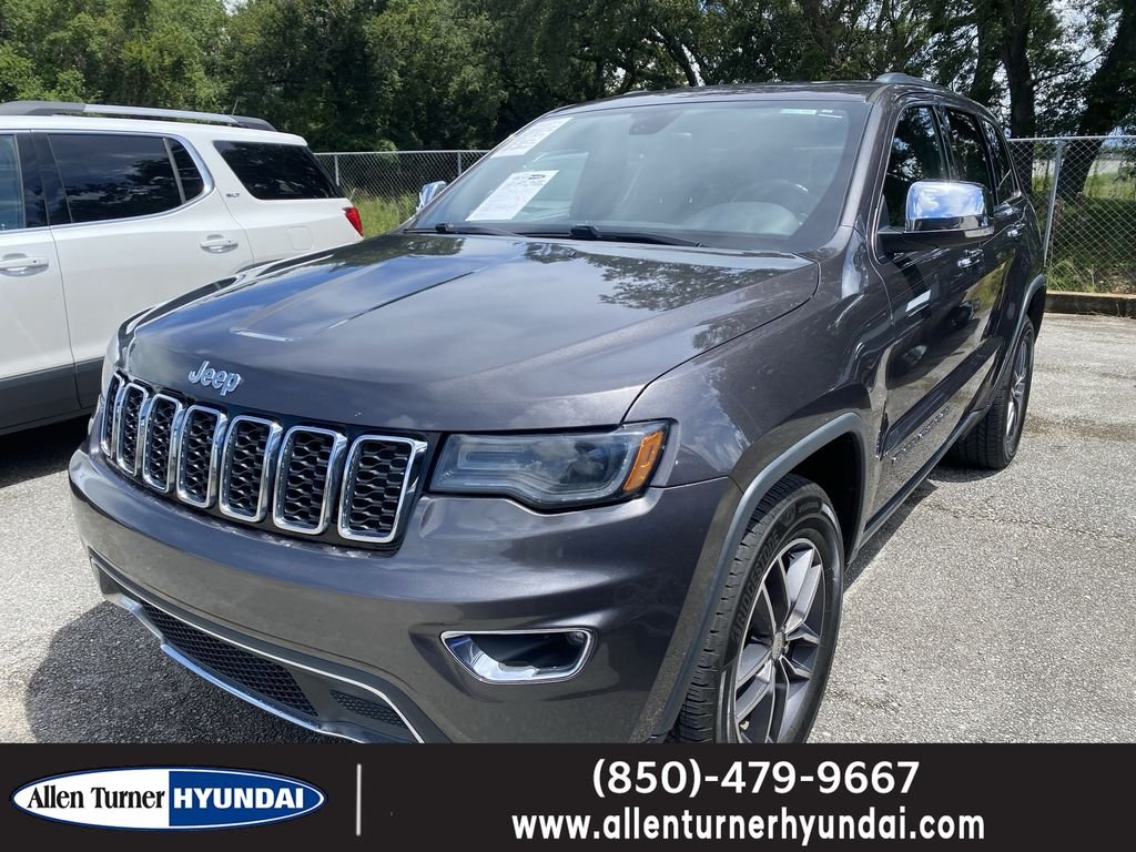 Used 2017 Granite Crystal Metallic Clearcoat Jeep Limited image 1