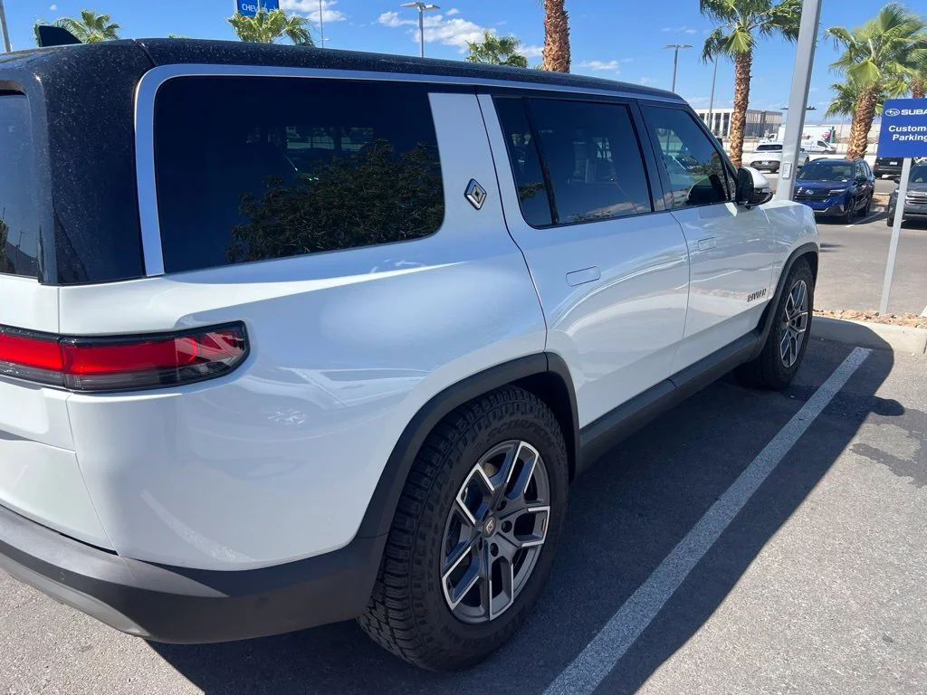 Used 2025 White Rivian Adventure Dual Motor Max Pack image 6