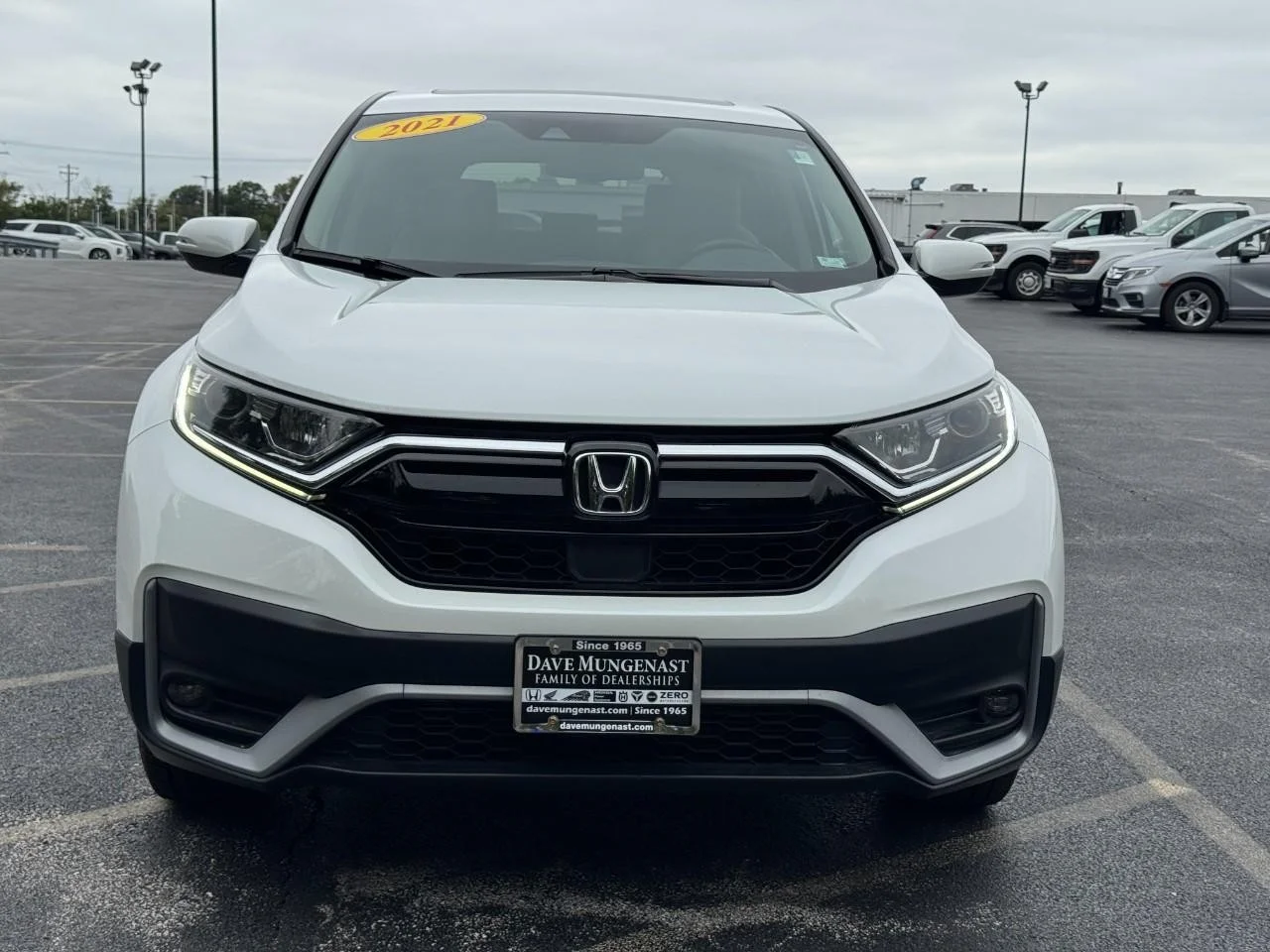 Used 2021 Platinum White Pearl Honda EX-L image 10