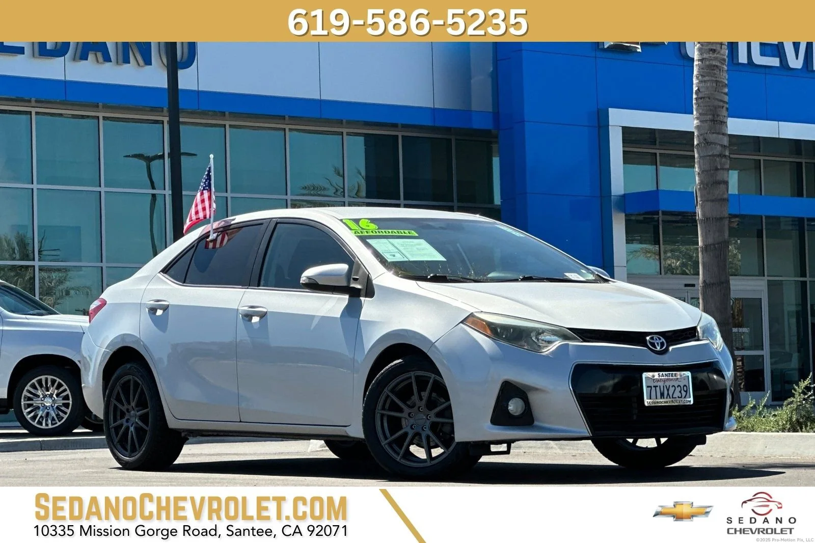 2016 Toyota Corolla S Plus