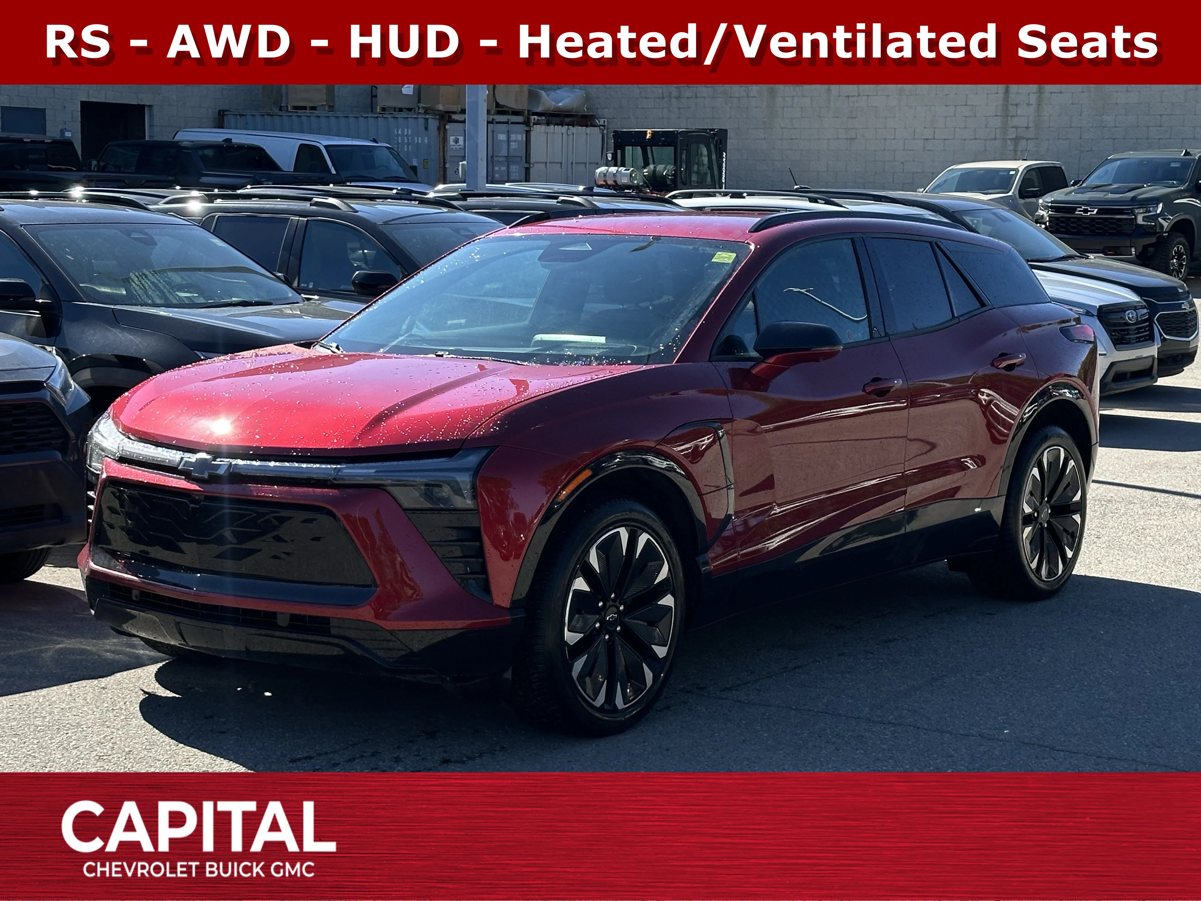Certified Used 2024 Red Chevrolet eAWD RS image 1