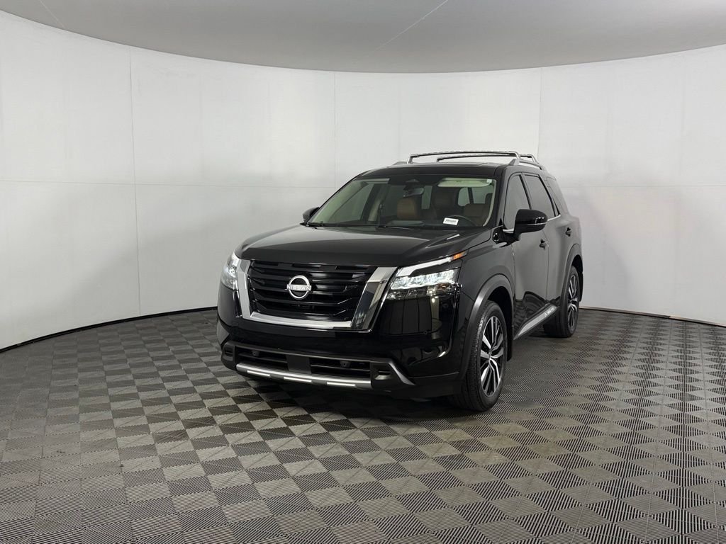 Certified Used 2025 Black Nissan Platinum image 10