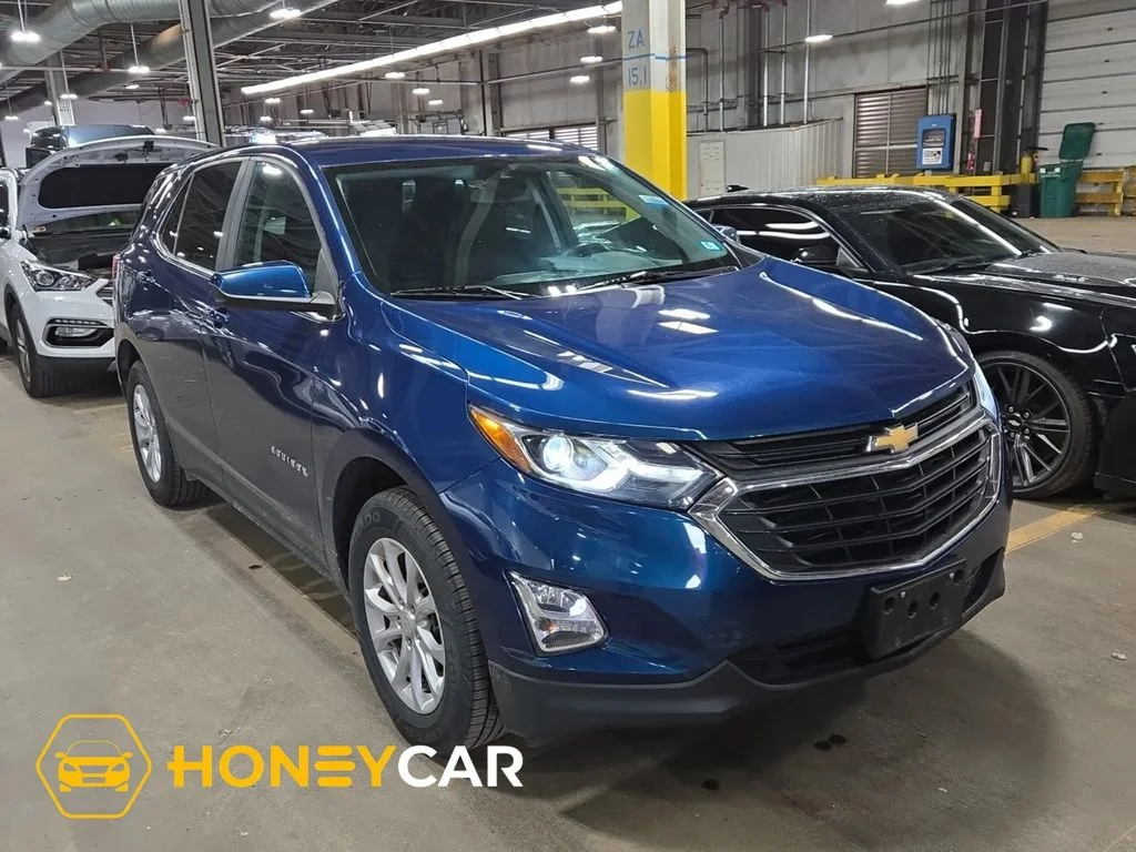 Certified Used 2021 Blue Chevrolet LT image 1