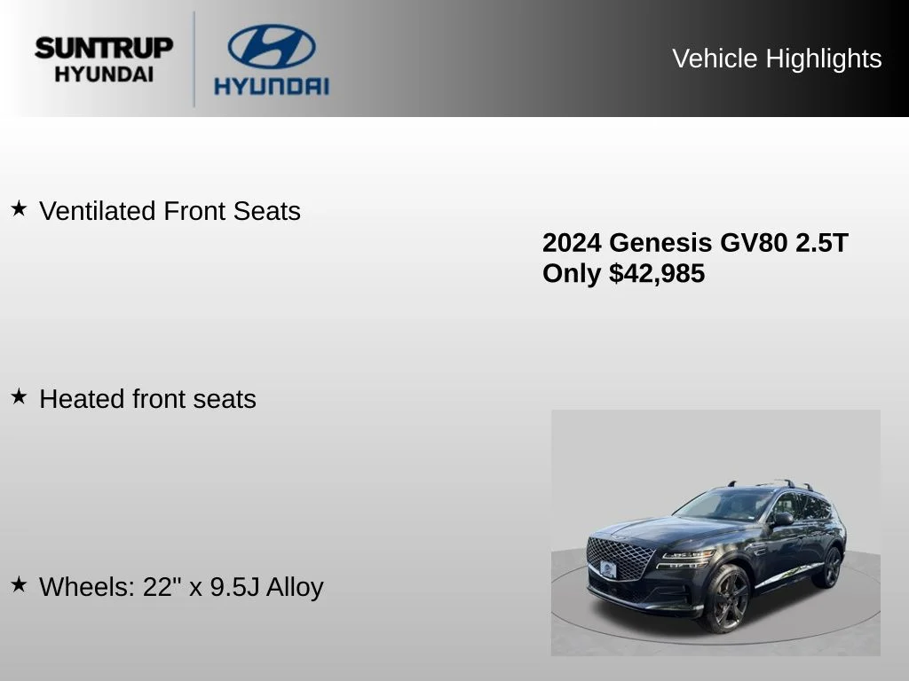2024 GENESIS GV80 Standard - Photo 46
