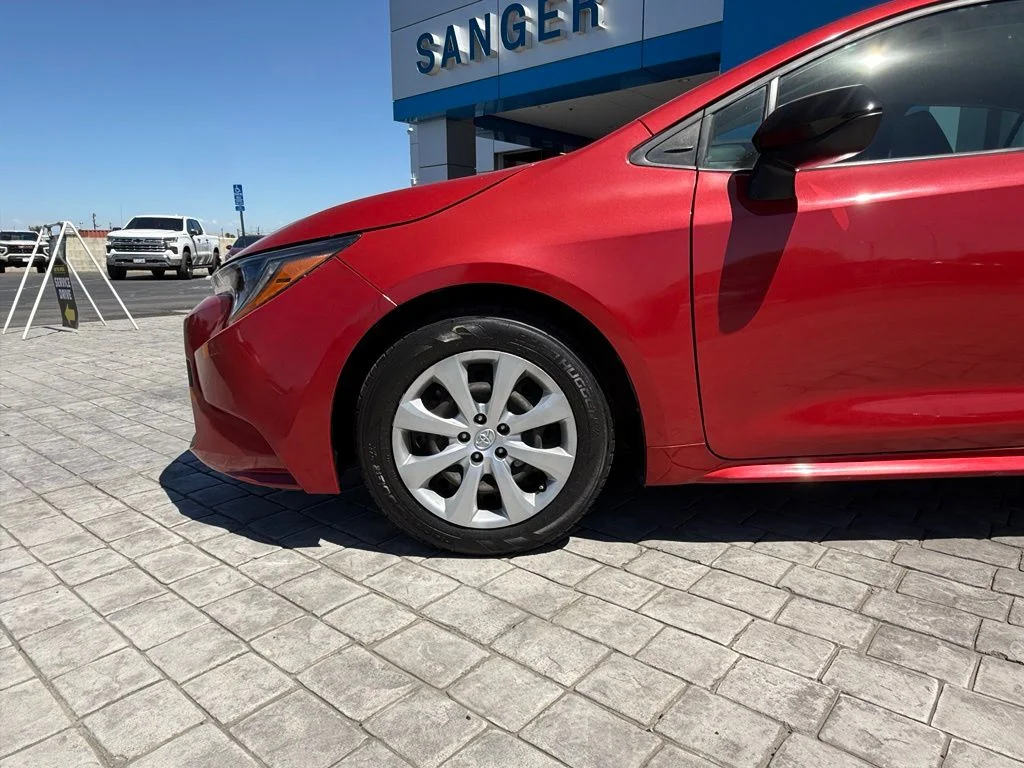Used 2021 Red Toyota LE image 5