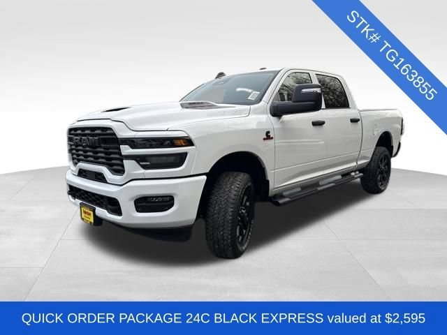 New 2026 Bright White Clear-Coat Exterior Paint RAM Black Express image 4