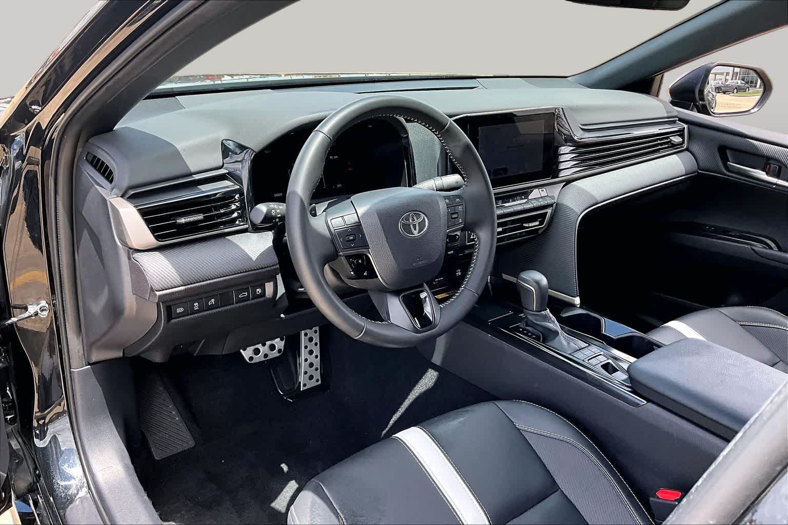 Used 2025 Midnight Black Metallic Toyota SE image 17