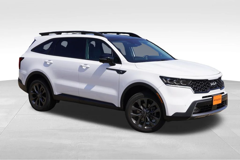 Used 2023 Glacial White Pearl Kia X-Line SX Prestige image 2