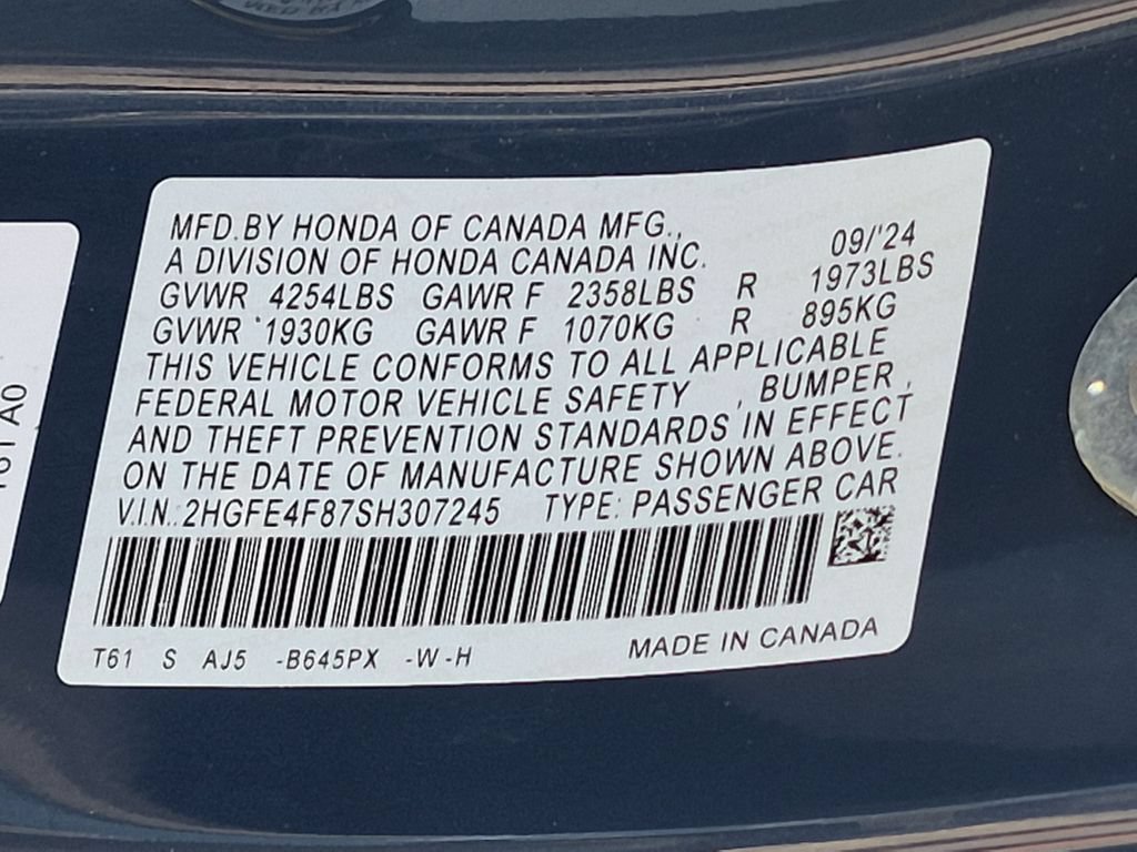Used 2025 Blue Honda Sport image 40