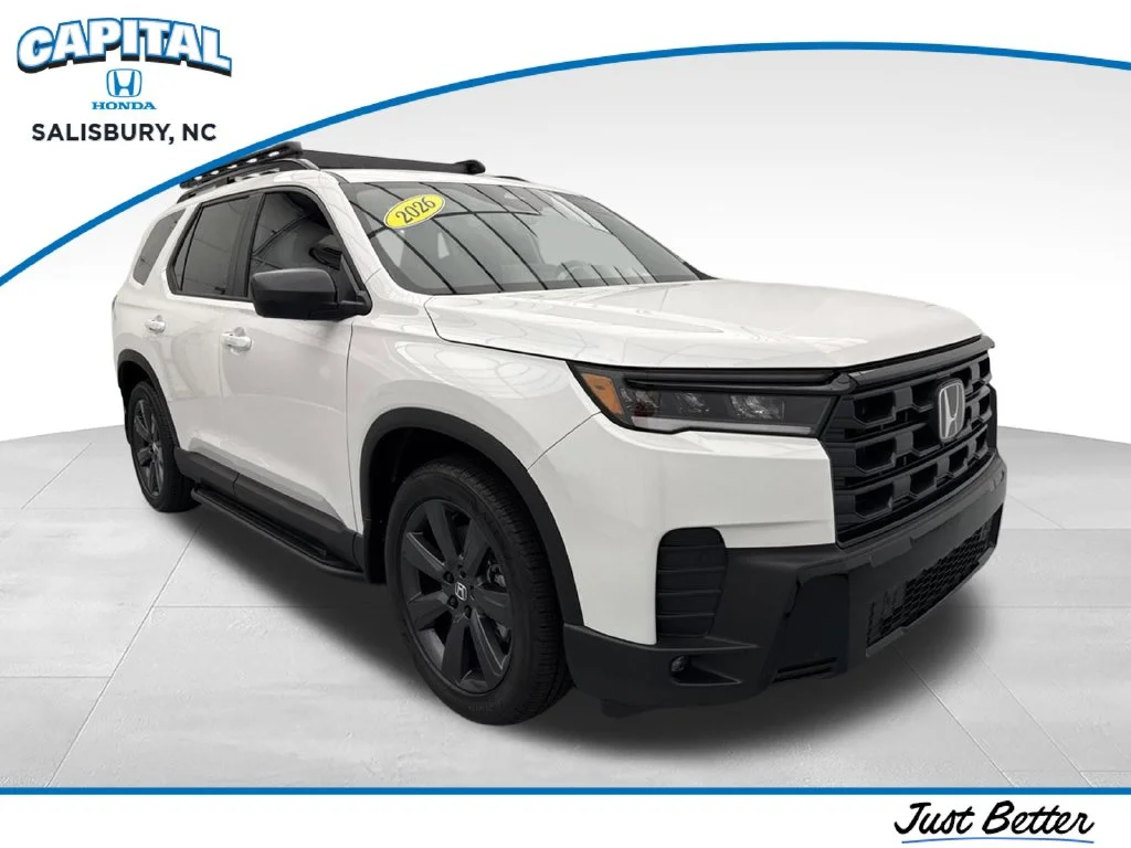 New 2026 Platinum White Pearl Honda Sport image 1
