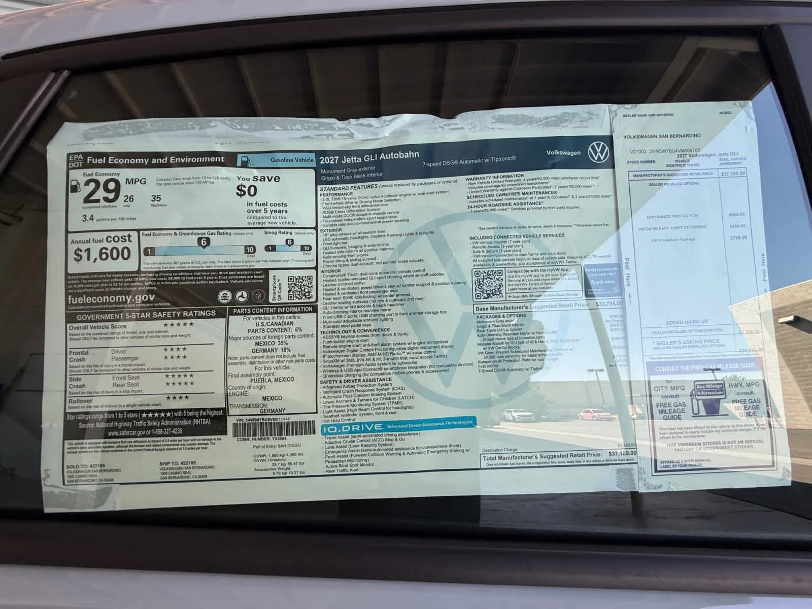 New 2027 MONUMENT GRAY Volkswagen Autobahn image 20