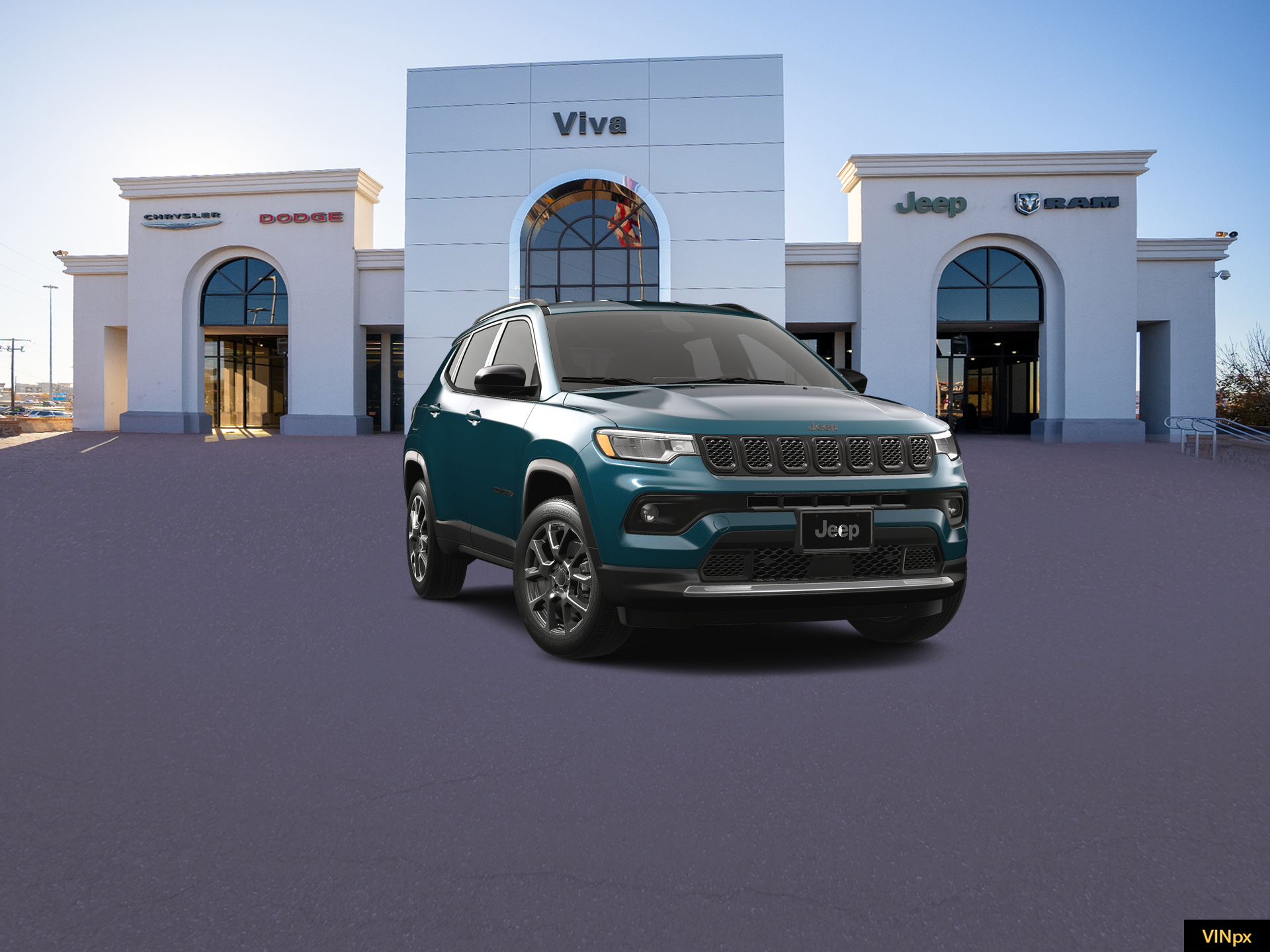New 2026 Fathom Blue Pearl-Coat Exterior Paint Jeep Latitude image 28