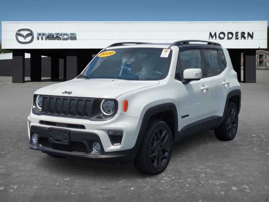 Used 2020 Alpine White Clearcoat Jeep High Altitude image 1