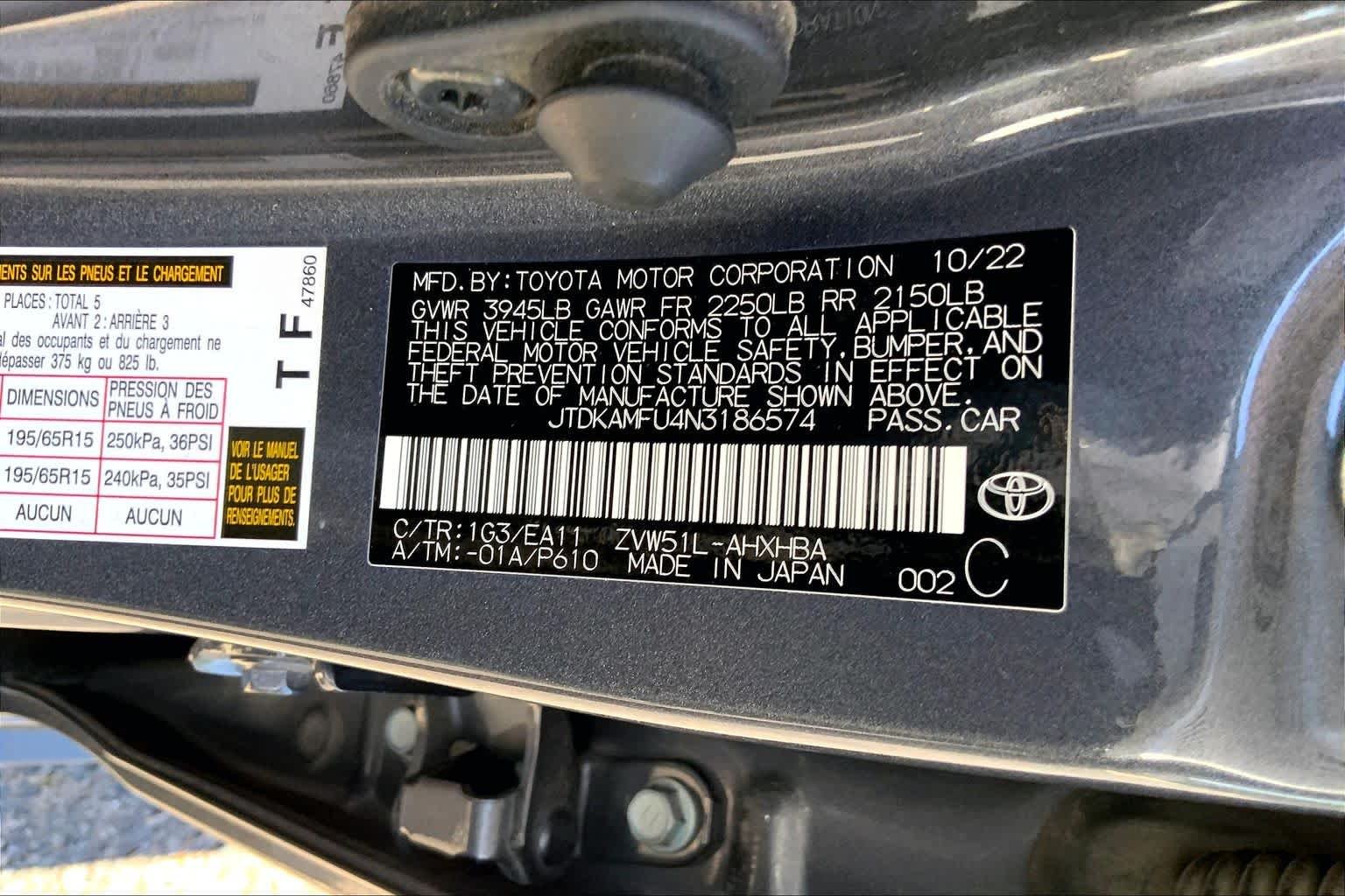 Used 2022 Magnetic Gray Metallic Toyota Limited image 29