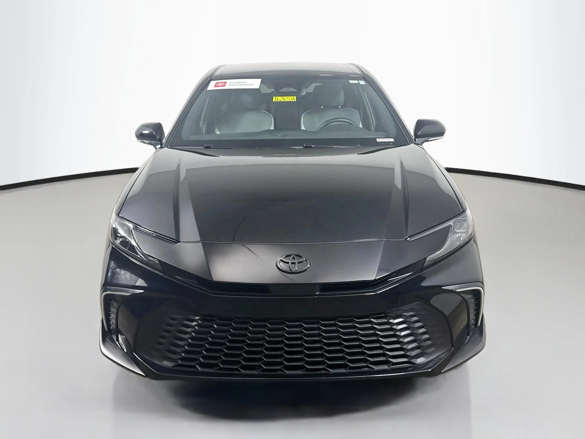 Certified Used 2025 Midnight Black Metallic Toyota SE image 2